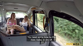 Fake Taxi Wild Outdoor Threesome Fuck With Horny British Milfs