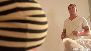 Rich Milf Seduces Handyman For Rough Anal Fuck Session
