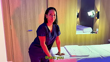 Sizzling Milf Leyne Rodriguez Teases With A Sensual Massage & Happy Ending
